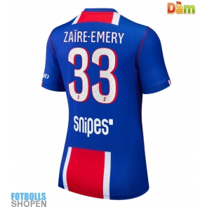 Billiga Paris Saint-Germain Warren Zaire-Emery #33 Hemmatröja Dam 2026-27 Kortärmad